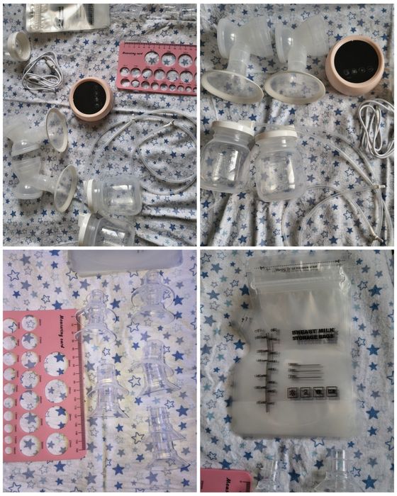 Pompe de sân, 1 buc. electrică dublă, 1 buc. manuală