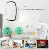 Водоустойчив външен безжичен звънец