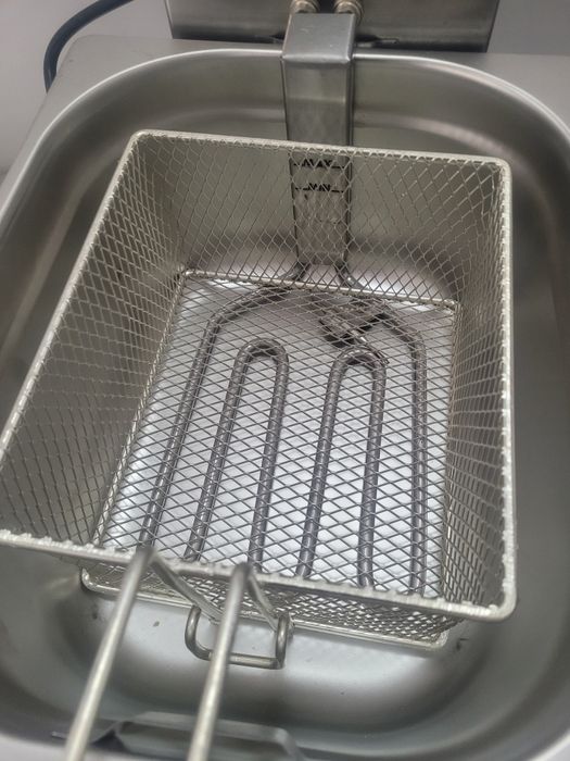 Vand friteuza electrica,  dubla, 5x5l, Ideal Inox