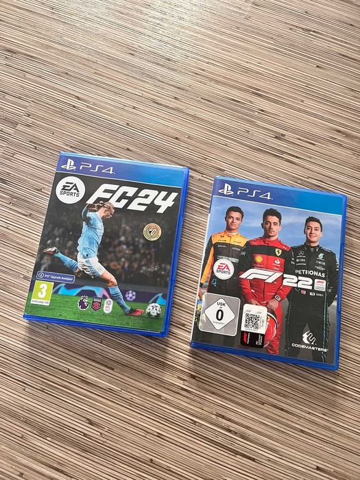 PlayStation 4 - 2 extra controllers + EA FC24 & F122