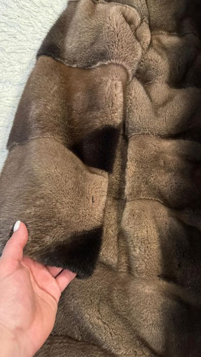 Шуба норковая, градиент