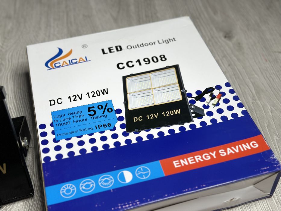 Proiector LED SMD Alb Rece IP66 120W Clesti Auto 12V Pescuit Camping