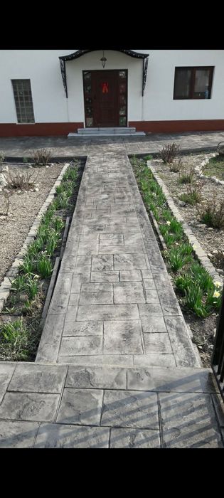 Beton elicopterizat si amprentat