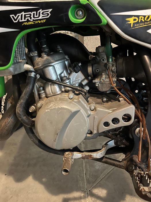 Motor Kawasaki 65cc 2 тактов  каска ONEAL облекло ONEAL