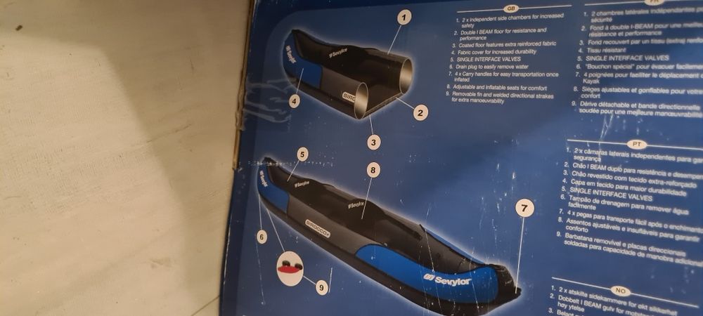 Vand caiac gonflabil Sevylot Sirocco Pro