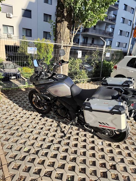 Suzuki Vstrom dl1000 2018 ABS cornering