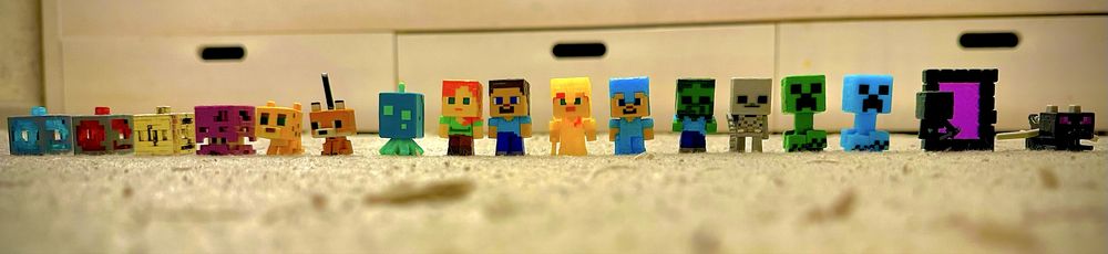 Коллекция Киндер Джоя Minecraft