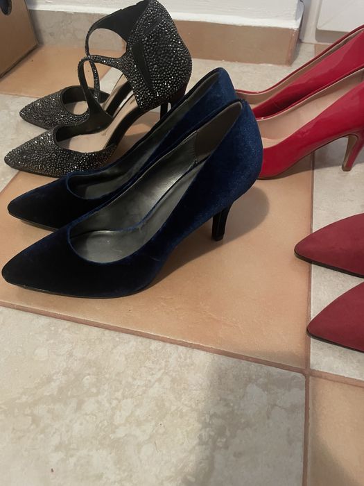 Pantofi cu toc 6 perechi marimea 36