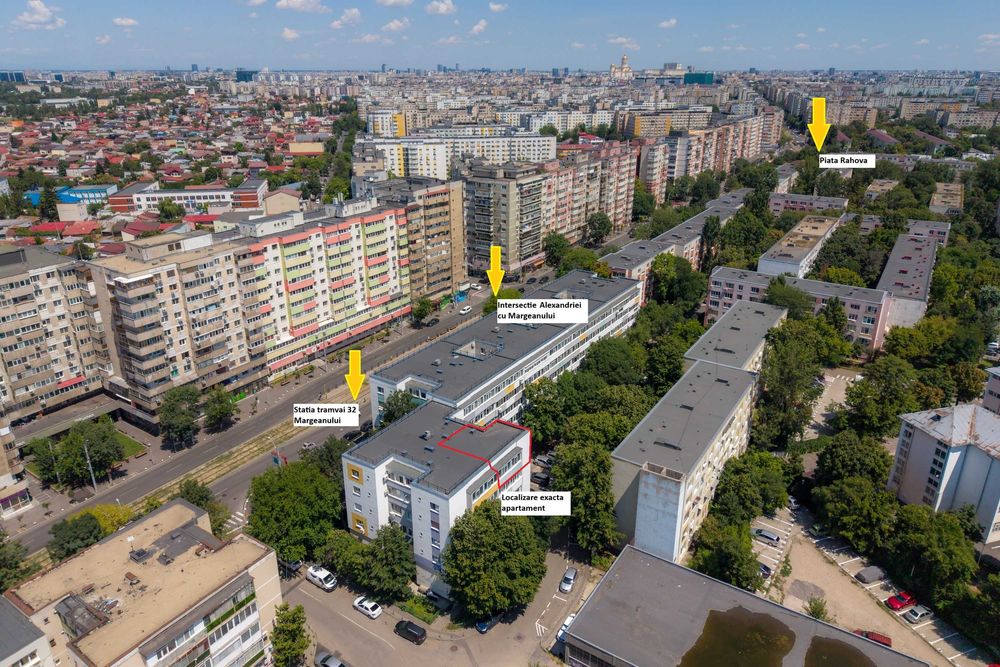 Apartament 3 camere 72 mp, foarte aproape de Calea Rahovei (intersectie Sos. Alexandriei cu Margeanului) – bloc reabilitat – direct proprietar