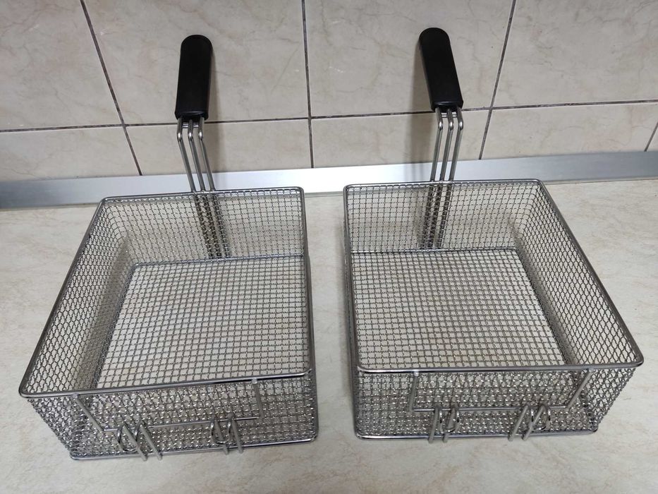 Doua cosuri pentru friteuza profesionala 255mm/230mm/110mm
