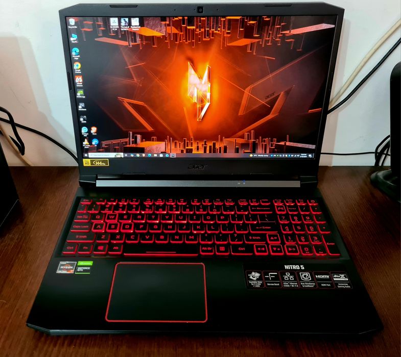 Laptop Gaming Acer Nitro 5 / Ryzen 7-4800H / Video GTX 1650Ti / 32 Gb Ram/2x SSD