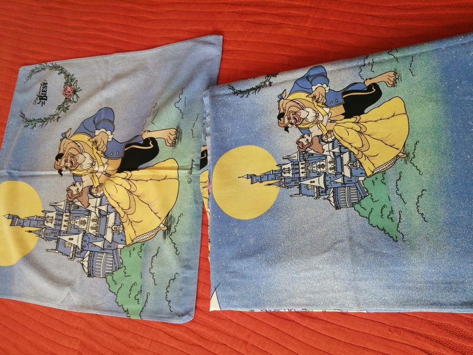 Lenjerie + fata de perna Disney din bumbac