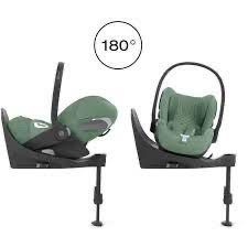 Landou Cybex Mios 3 Leaf Green + Scoica Cloud T Cybex + baza Iso Fix