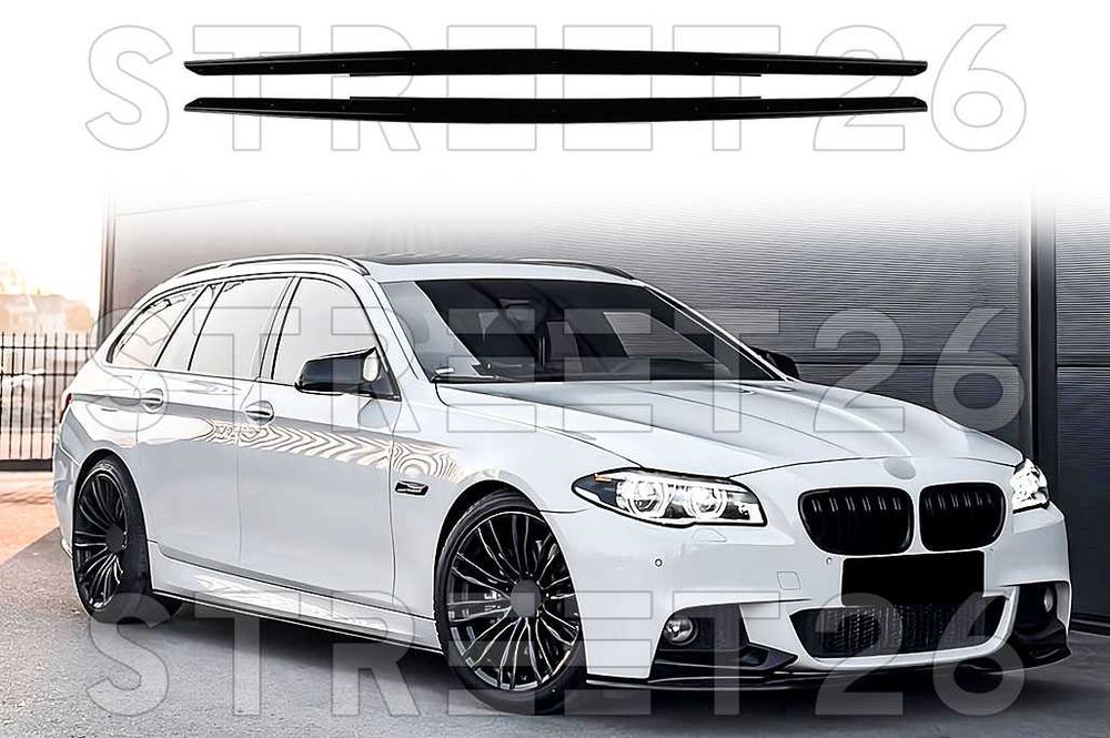 Extensii Praguri Laterale BMW Seria 5 F10 F11 M Sport  Negru Lucios