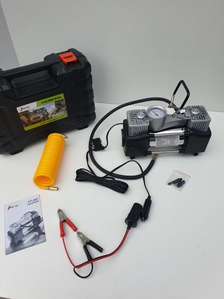 Compresor auto metalic cilindru dublu 12v