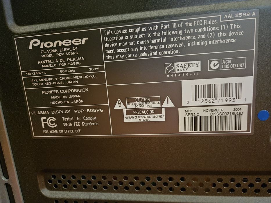 телевизор   Pioneer