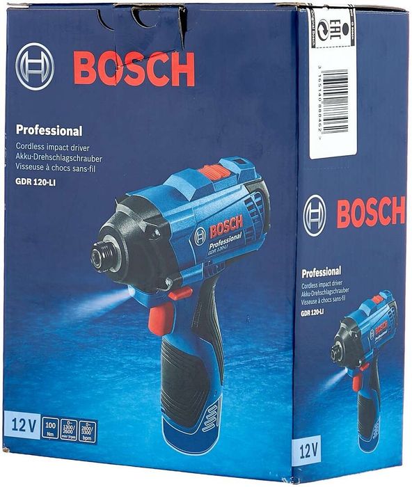 Аккумуляторный ударный гайковерт BOSCH GDR 120-LI без акк