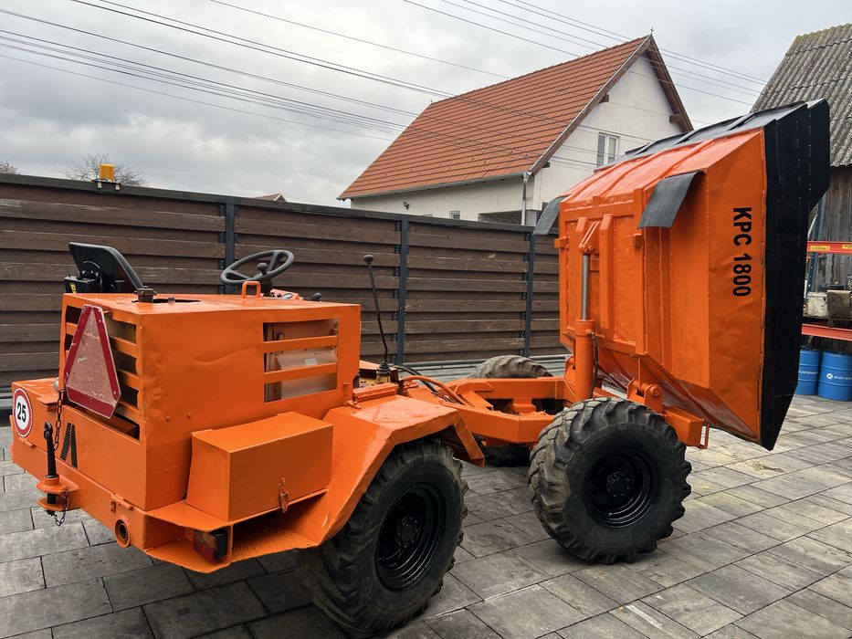 Dumper de șantier Robert Aebi KPC 1800 4x4 – utilaj construcții