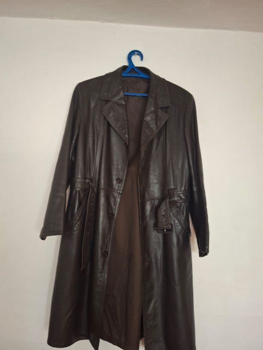 Плащь натуральная кожа