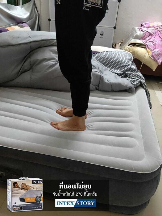 Кровать надувной-203х152х56 см.Intex Самый высокий. Доставка бесплатно