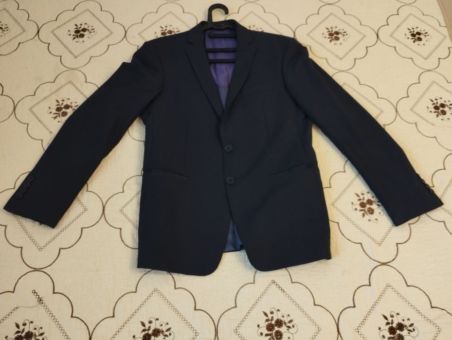 Костюм|двойка|тёмно-синий