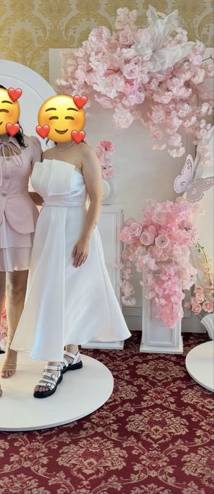 Rochie alba eleganta