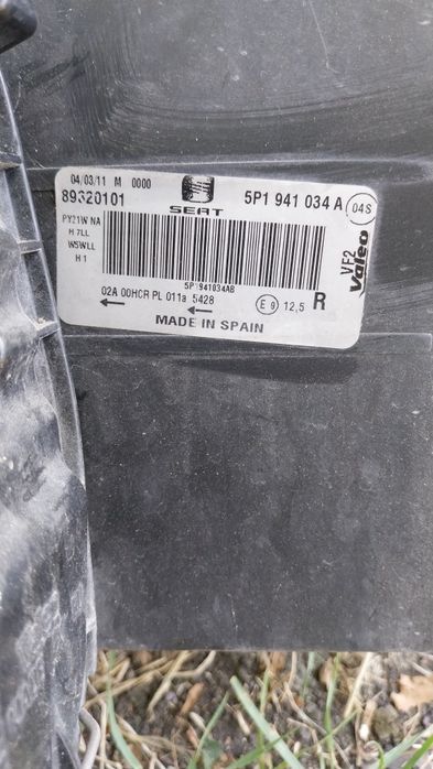 Оригинален десен фар Сеат Алтеа Valeo 5P1 941 034 A SEAT Altea FACELIF