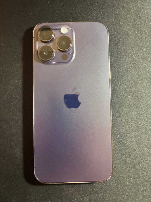 iPhone 14 Pro Max 128GB Deep Purple + оригинален калъф UAG