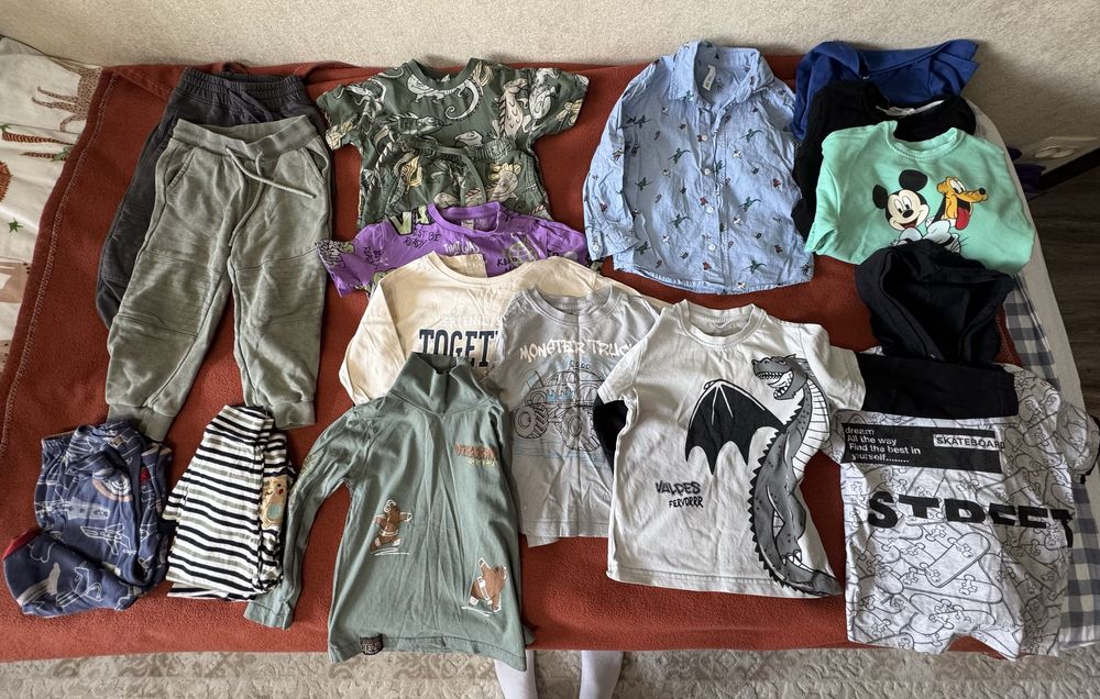 Вещи б/у на мальчика 98см