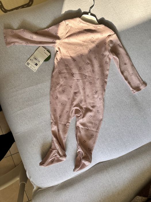 Pijama salopeta roz bebelusi fetite C&A nou cu eticheta