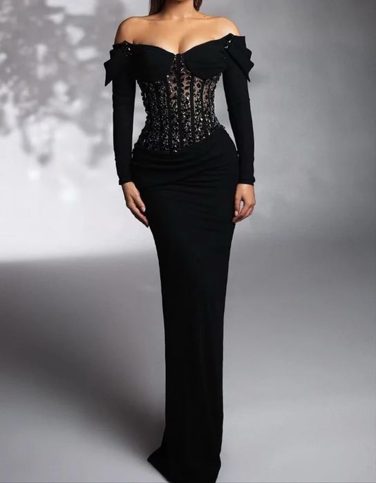 Vand rochie lunga magerial catifea