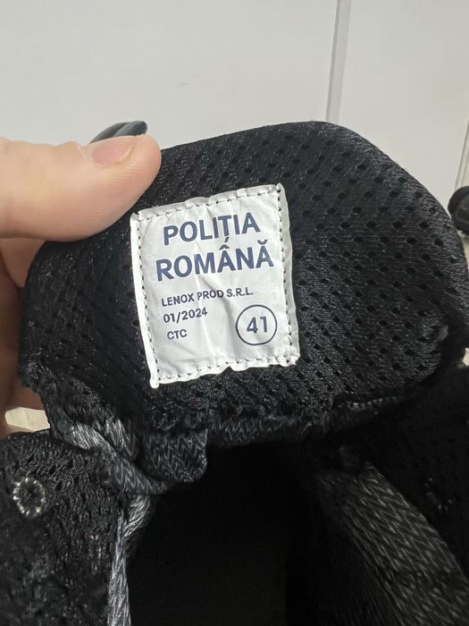 Ghete de interventie politie iarna marime 41