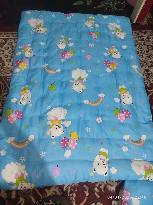 Detiskiy matras pahta/vatin--prastina ,koʻrpa /yostiq   optom narxda