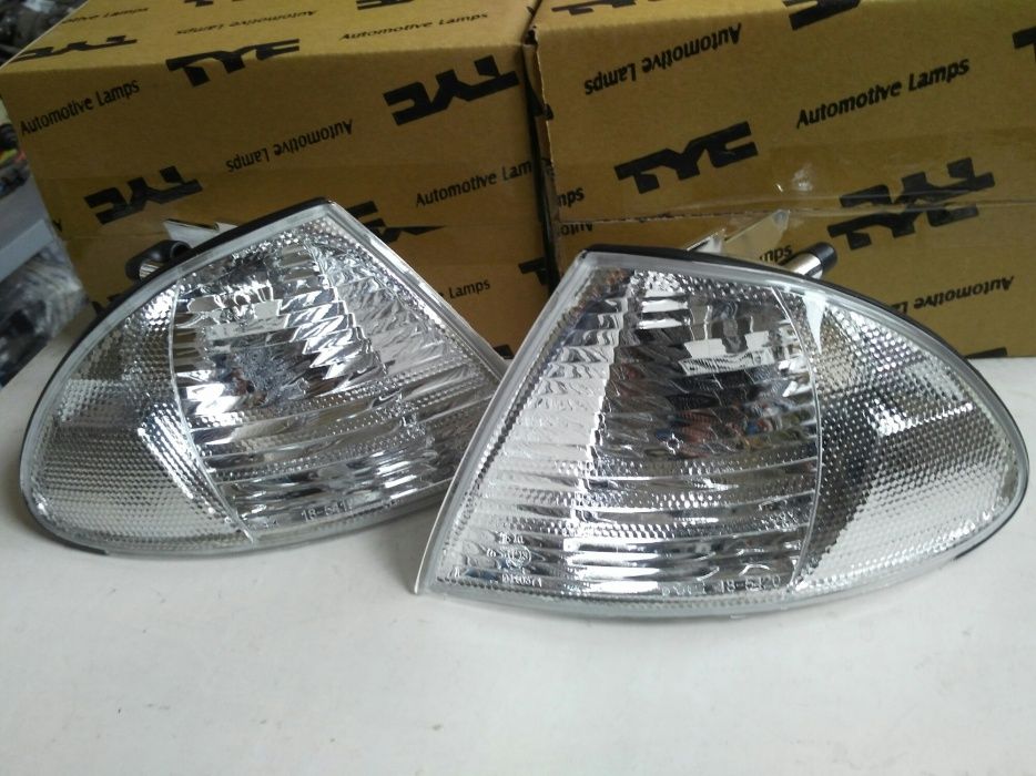 Мигачи Бмв Е 46 BMW E46 мигач ПРЕДИ фейс до фар 98 - 01 бял