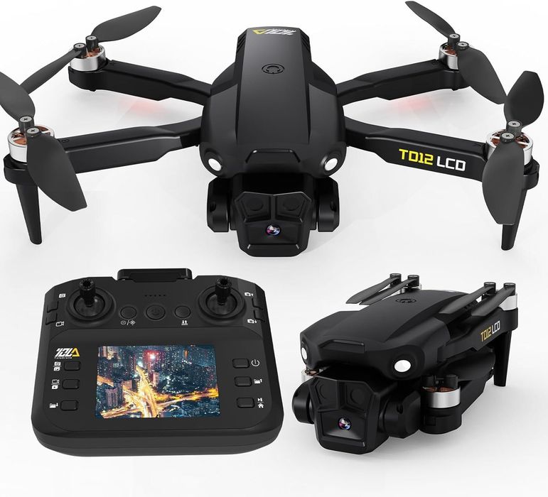 Dronă cu motor fără perii și ecran LCD ,TD12LCD,sigilat