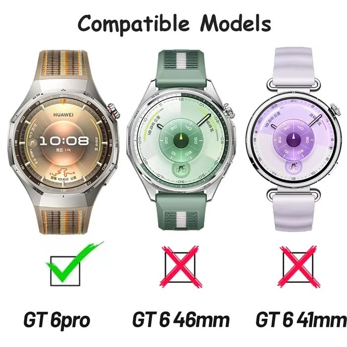 Силиконово-текстилна каишка за Huawei Watch GT6 Pro 46 mm.