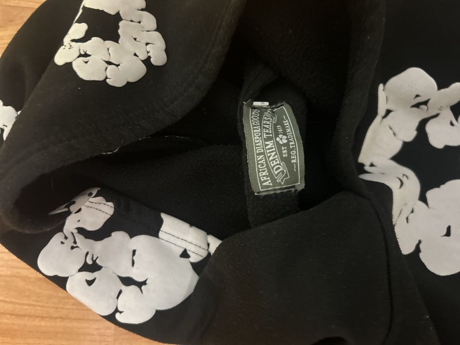 Hanorac Denim Tears Cotton Wreath Black – Mărimea L