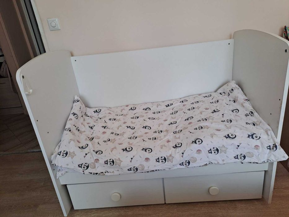 Детска дървена кошара Тони 120x60
