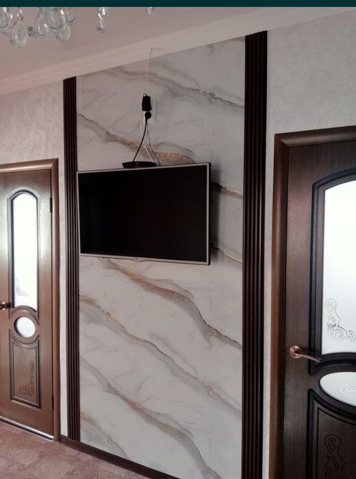 Поклейка обоев  ремонт