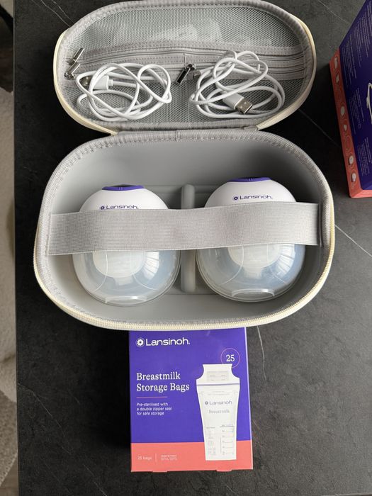 Pompa de san Lansinoh Double Wearable + CADOU