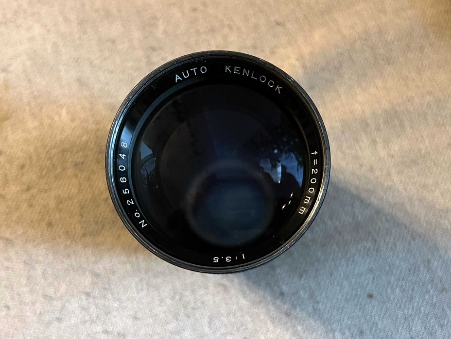 Obiectiv Auto Kenlock 200mm f3.5 M42 manual focus tele Japan