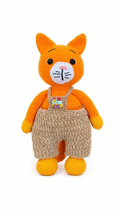 Jucarie din plus pisica - handmade