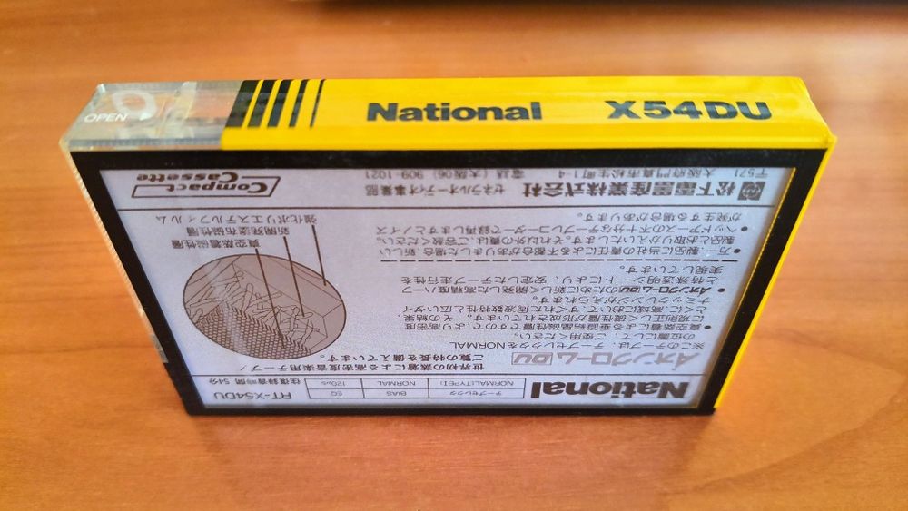 Аудиокассета National X54 ANGROM