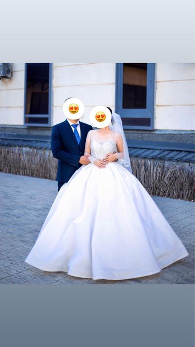 Продам свадебное платье размер 42(хs)