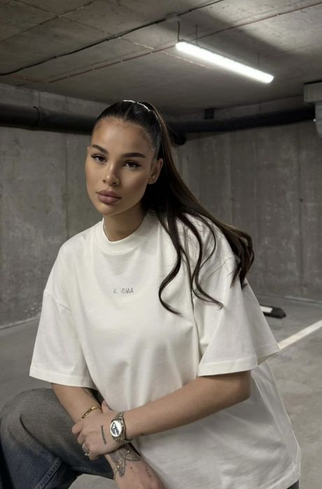 Karma prosecco тениска   Xs/S бяла и черна