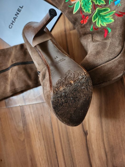 Дамски ботуши по модел Dolce and Gabanna лукс