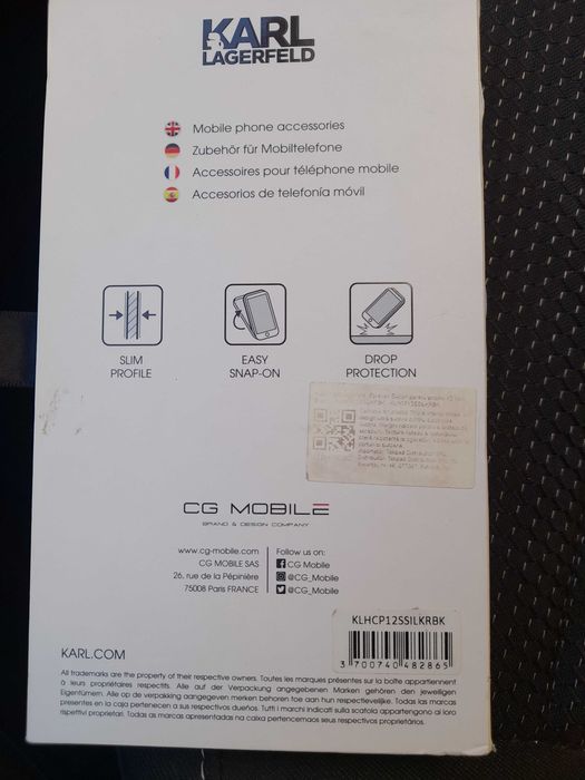 Husa iPhone 12 Karl Lagerfeld