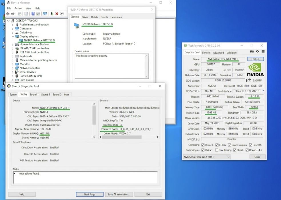 Placa video GeForce GTX 750 Ti 4GB GDDR5 128-bit, VGA DVI-I HDMI