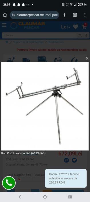 Vând rotpod în stare impecabila