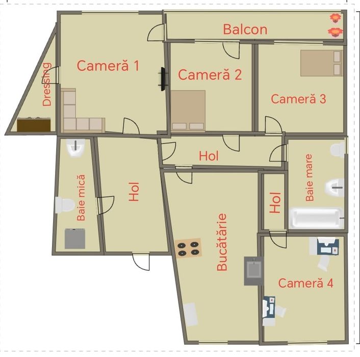 Apartament 4 camere Ampoi 2